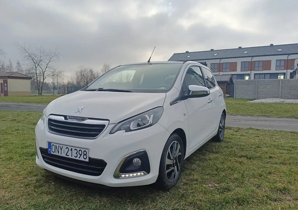 Peugeot 108 cena 34500 przebieg: 65000, rok produkcji 2017 z Nysa małe 79